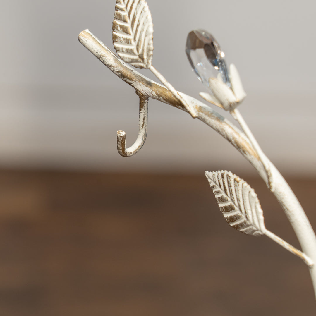 クリアストーンの実が輝く リーフランプスタンド ダブル