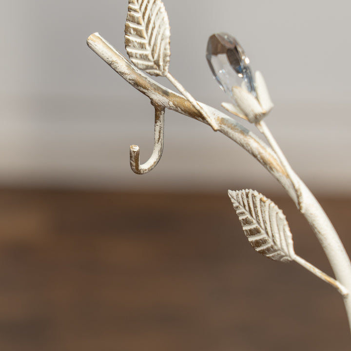 クリアストーンの実が輝く リーフランプスタンド ダブル