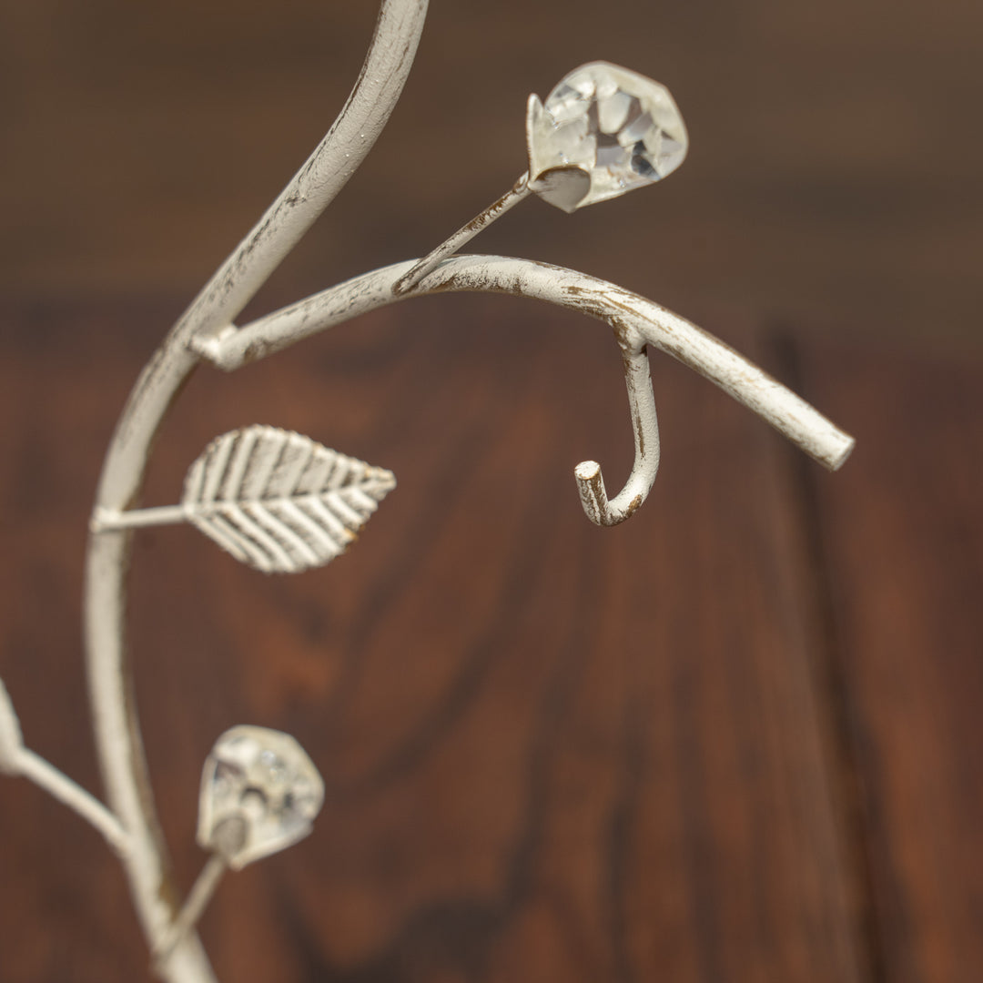 クリアストーンの実が輝く リーフランプスタンド ダブル