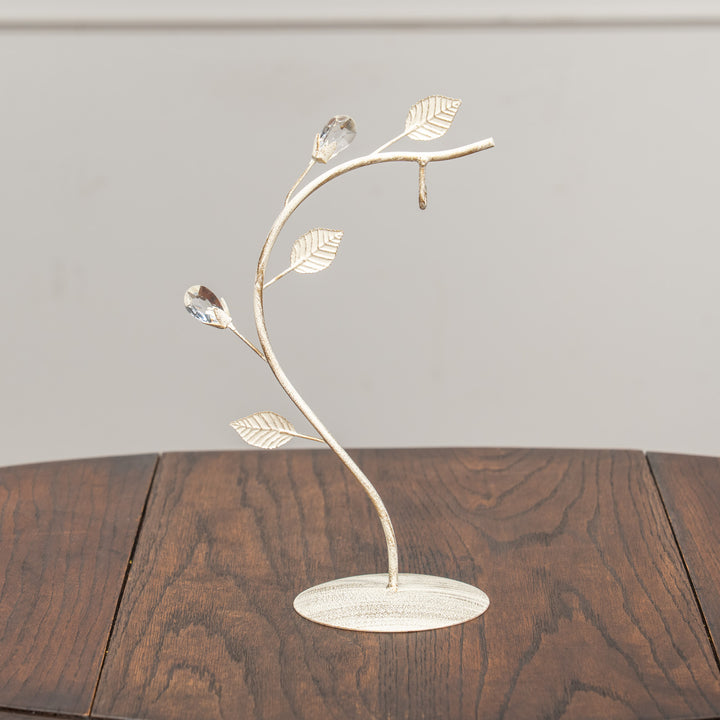 クリアストーンの実が輝く リーフランプスタンド シングル