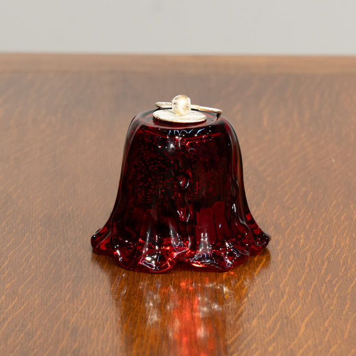 チューリップの形が可愛い LEDランプ レッド