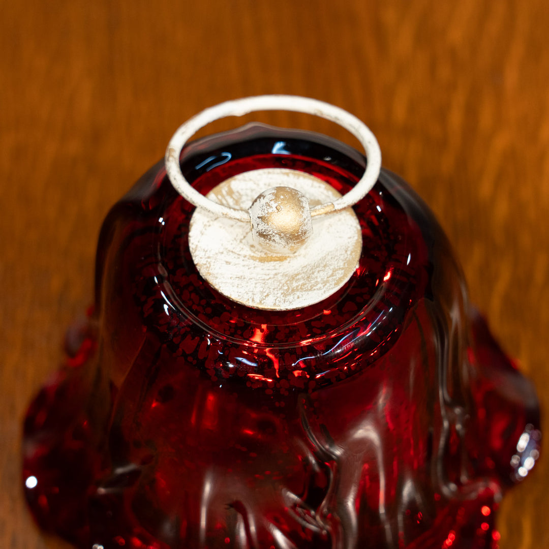 チューリップの形が可愛い LEDランプ レッド