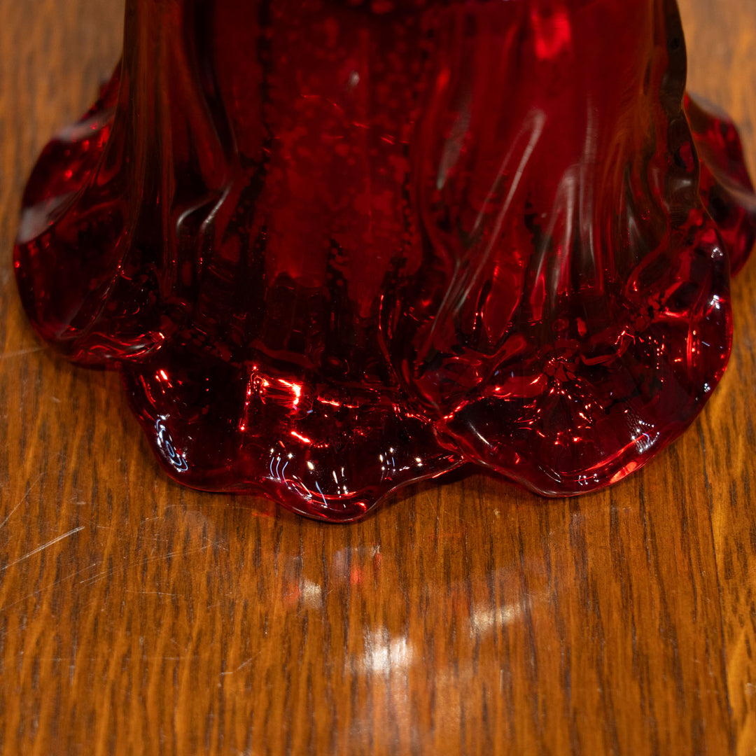 チューリップの形が可愛い LEDランプ レッド