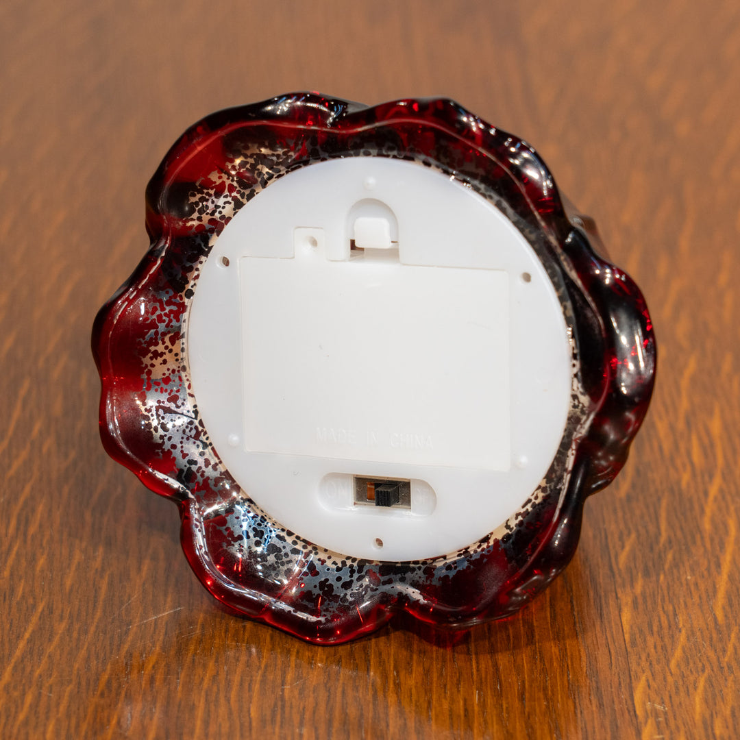 チューリップの形が可愛い LEDランプ レッド