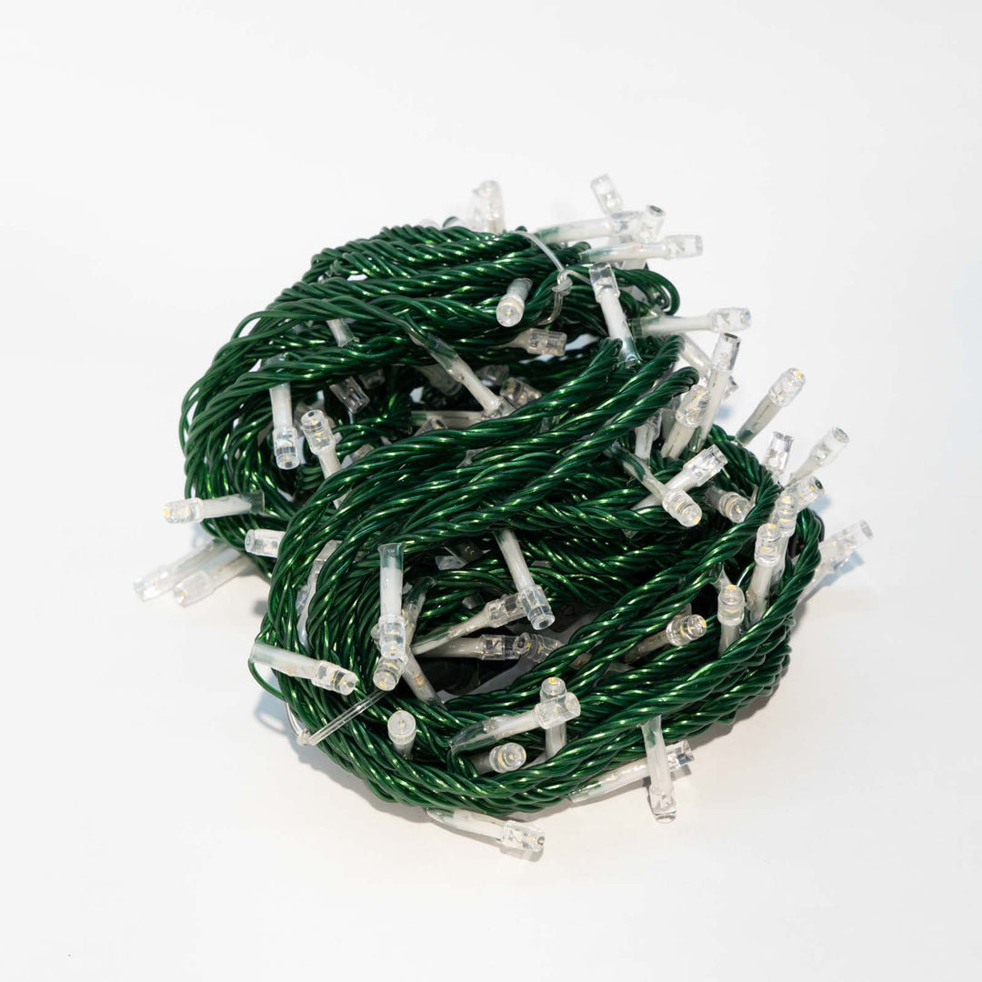 【連結専用※単体点灯不可】112球10mLEDチェーンライト シャンパンゴールド（グリーンコード）