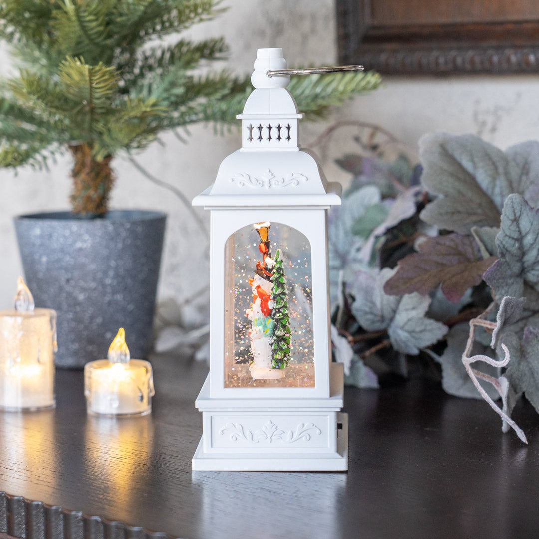 ウォータースピニング スノードーム プロジェクターランタン スノーマン CSD310