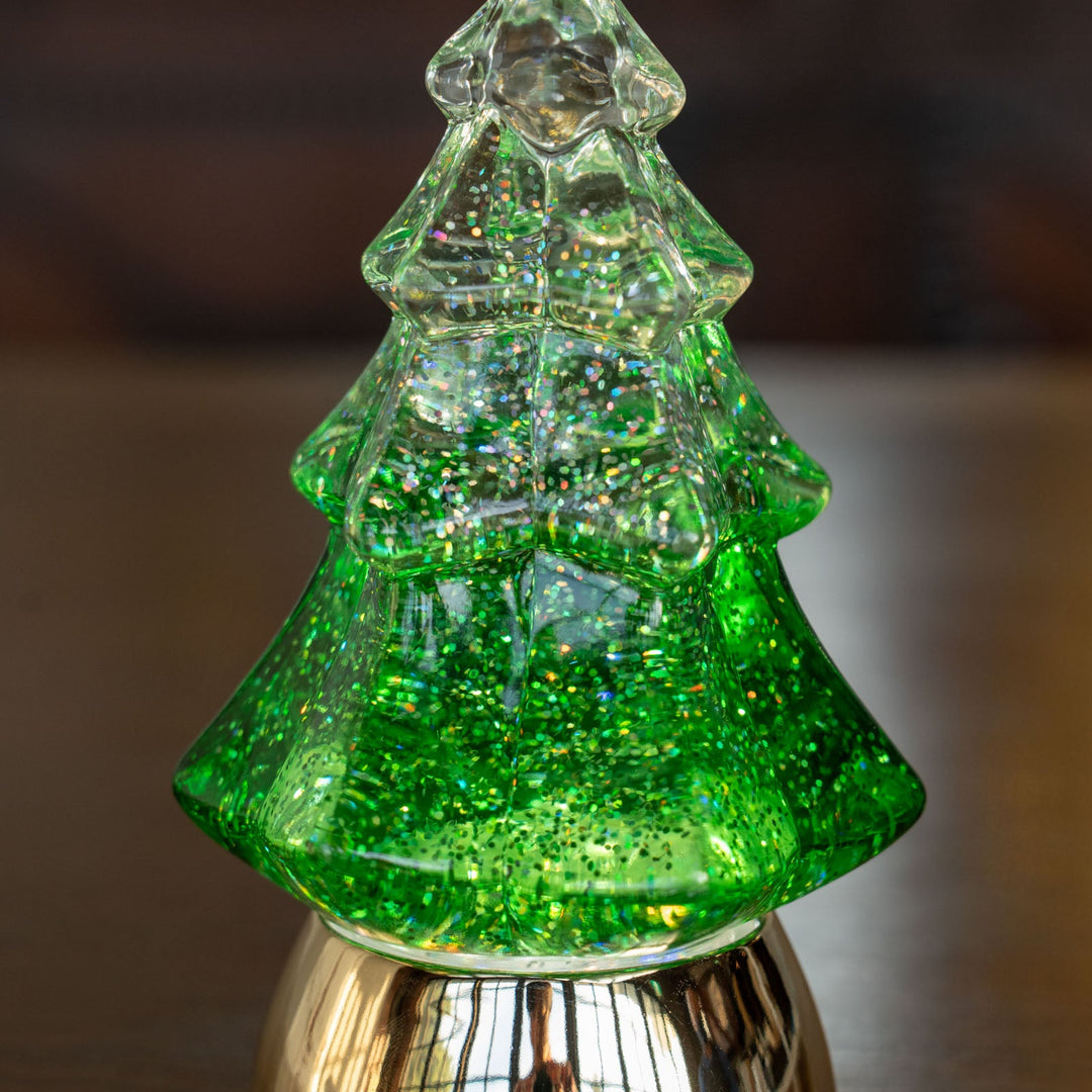 キラキラ光るウォーターツリー グリーン LED