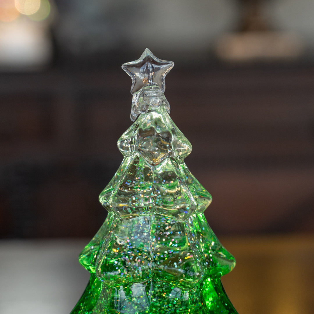 キラキラ光るウォーターツリー グリーン LED