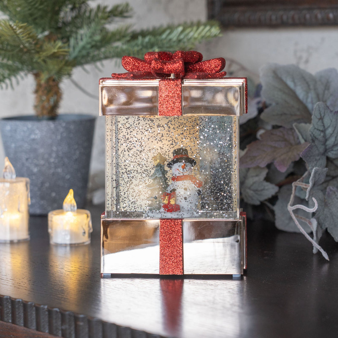 ウォータースピニング プレゼントBOX スノーマン CSD504R