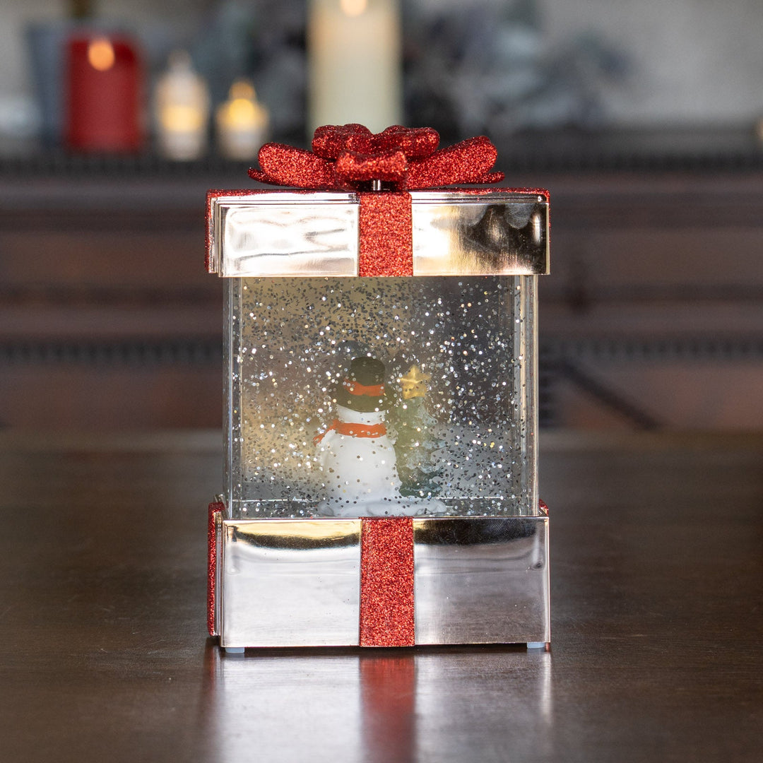 ウォータースピニング プレゼントBOX スノーマン CSD504R