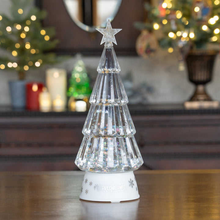 キラキラ光るウォーターツリー スノーフレークホワイト LED