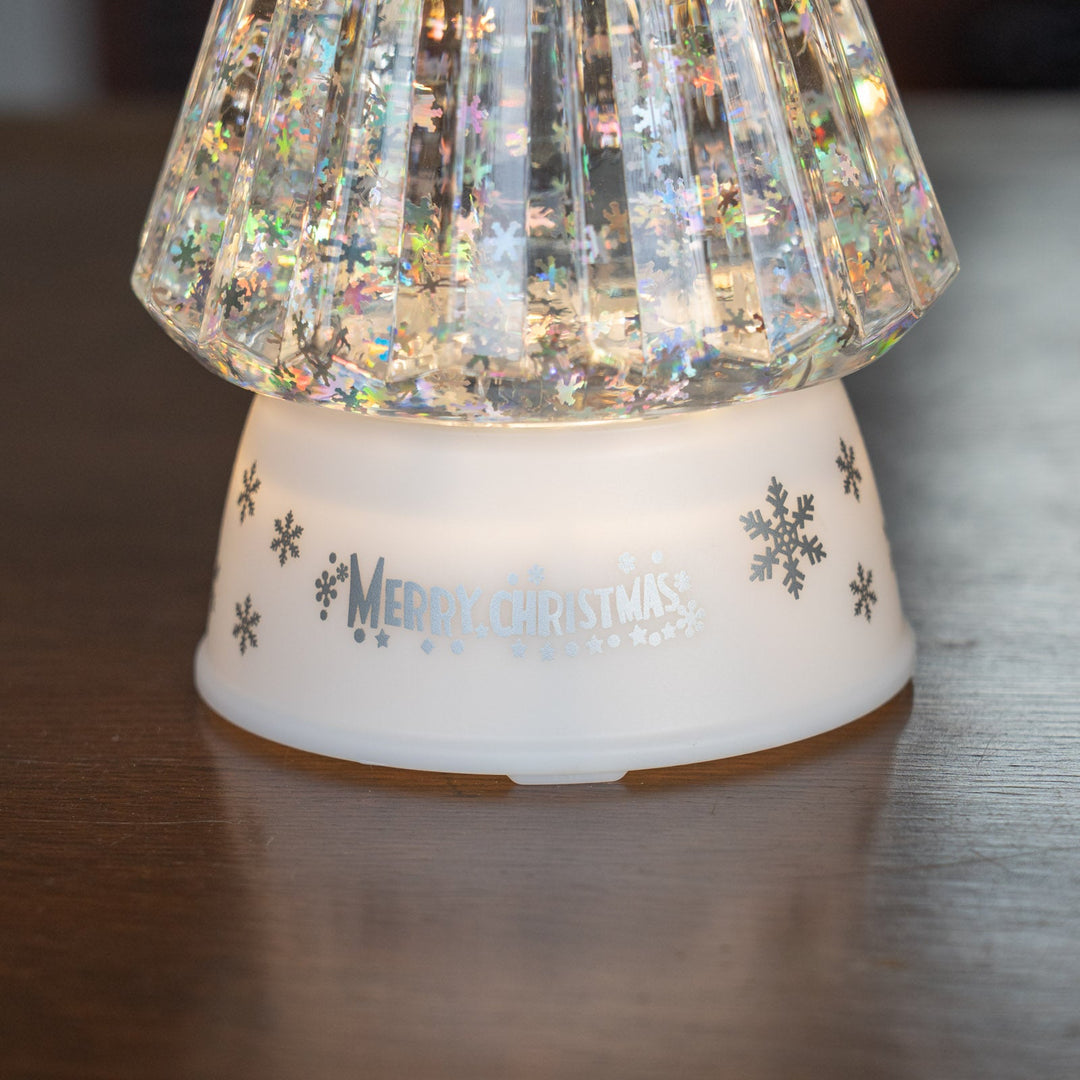 キラキラ光るウォーターツリー スノーフレークホワイト LED