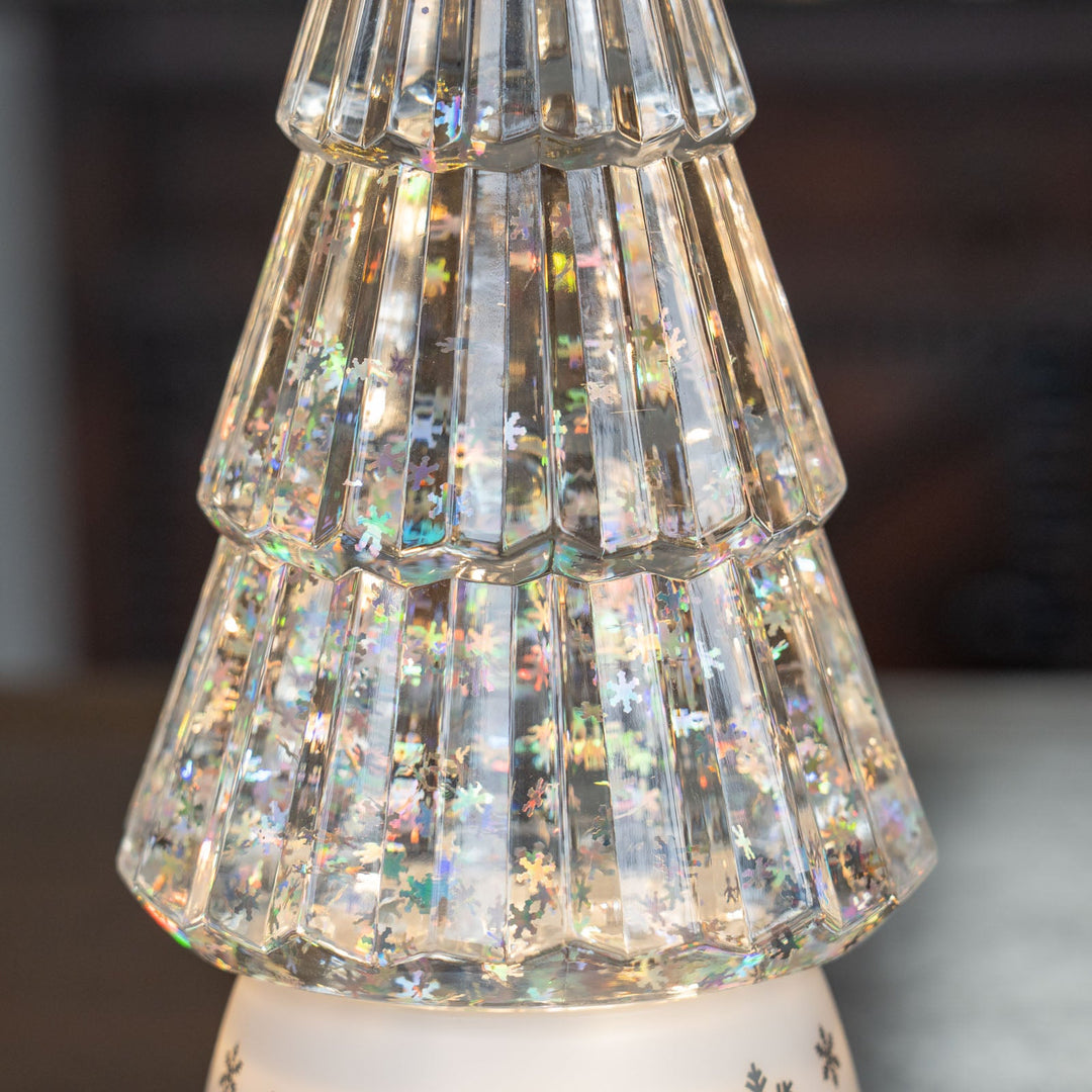 キラキラ光るウォーターツリー スノーフレークホワイト LED