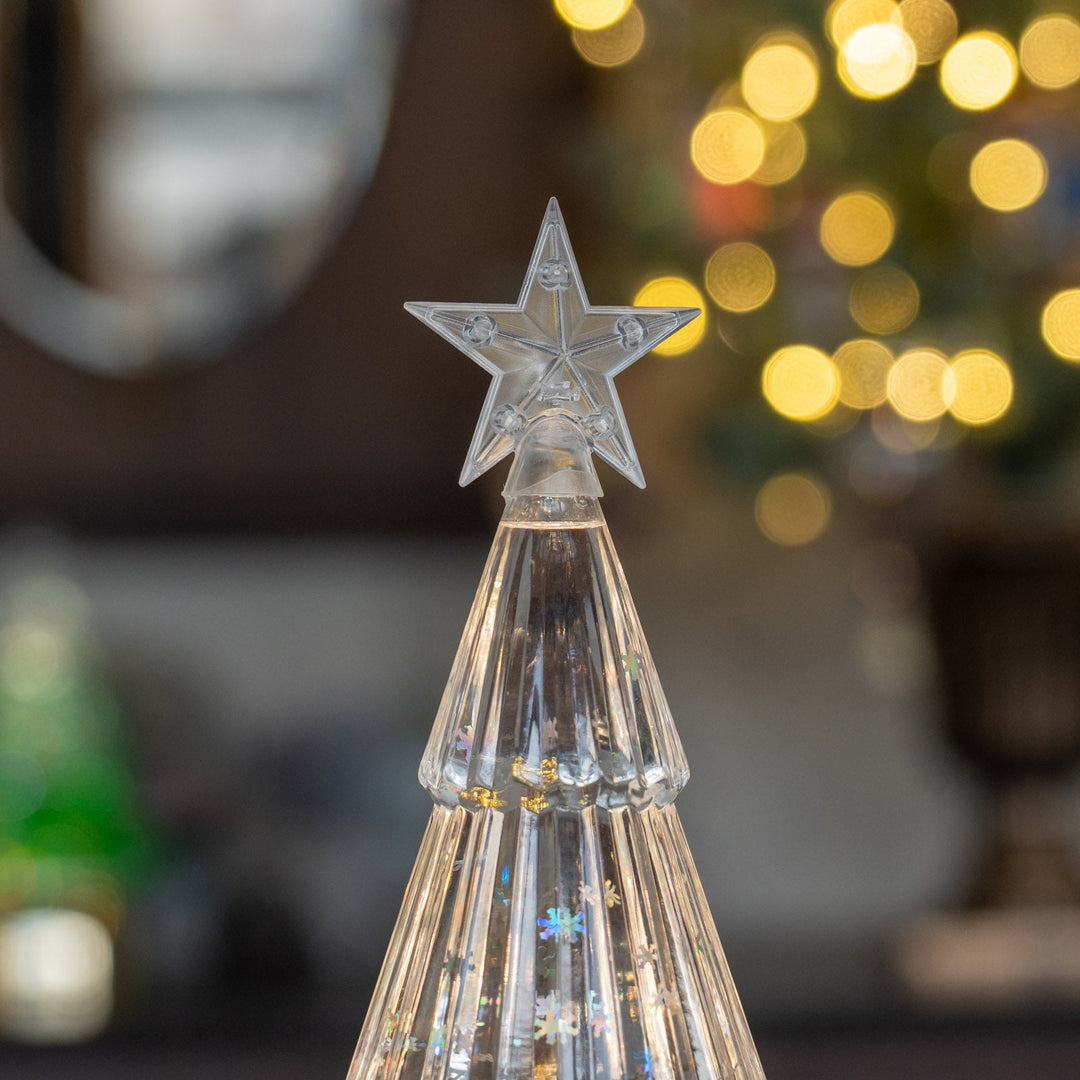 キラキラ光るウォーターツリー スノーフレークホワイト LED