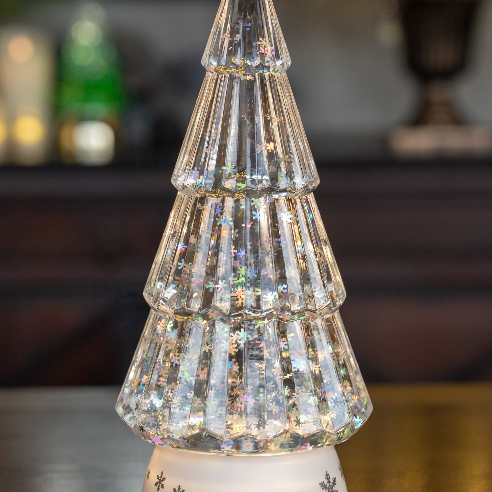 キラキラ光るウォーターツリー スノーフレークホワイト LED – THE