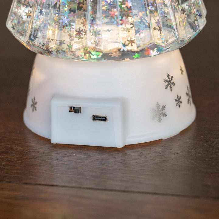 キラキラ光るウォーターツリー スノーフレークホワイト LED