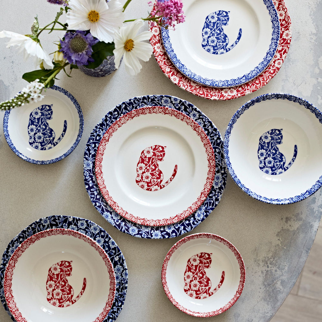 レッドキャリコ キャット プレート17.5cm